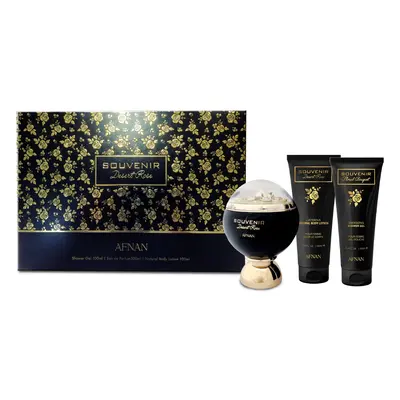 Afnan Souvenir Desert Rose - EDP 100 ml + sprchový gel 100 ml + tělové mléko 100 ml