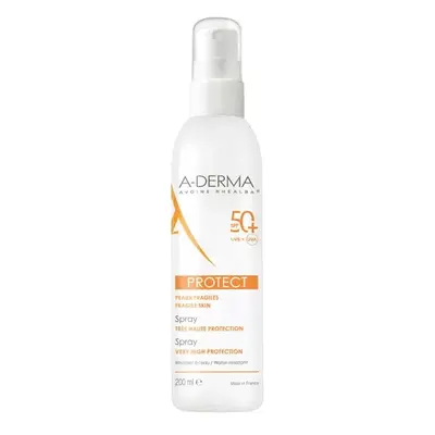 A-DERMA Sprej na opalování SPF 50+ (Protect Sun Spray) 200 ml