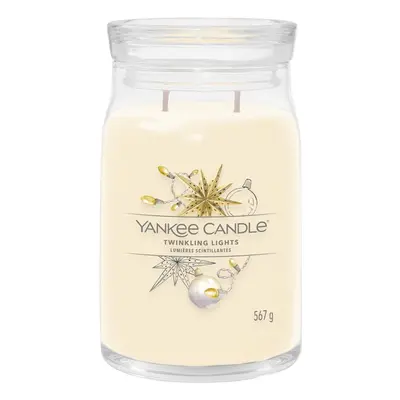 Yankee Candle Aromatická svíčka Signature sklo velké Twinkling Lights 567 g