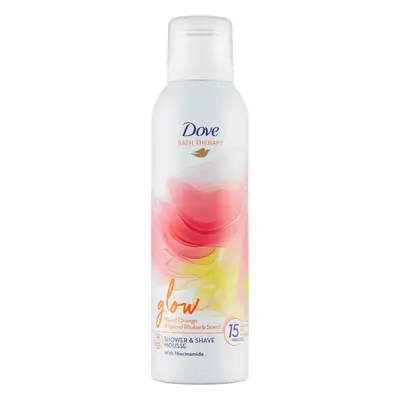 Dove Sprchová a holicí pěna Glow (Shower & Shave Mousse) 200 ml