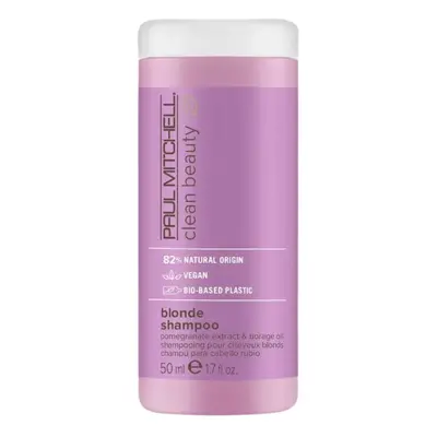 Paul Mitchell Šampon neutralizující žluté tóny Clean Beauty (Blonde Shampoo) 50 ml