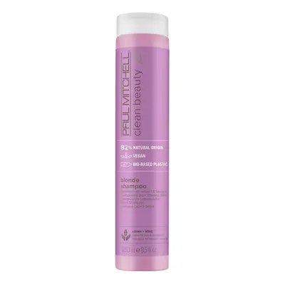 Paul Mitchell Šampon neutralizující žluté tóny Clean Beauty (Blonde Shampoo) 250 ml