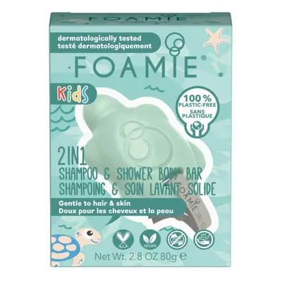 Foamie Dětská sprchová péče na tělo a vlasy Mango & Coconut (2 in 1 Shampo & Shower Body Bar) 80