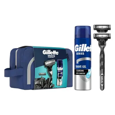 Gillette Dárková sada na holení Mach3 Charcoal