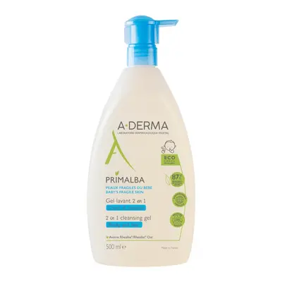 A-DERMA Čisticí gel pro miminka 2v1 Primalba (2in1 Cleansing Gel) 500 ml