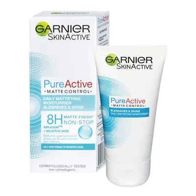 Garnier Zmatňující hydratační krém pro smíšenou až mastnou pleť SkinActive Pure Active (Mattifyi