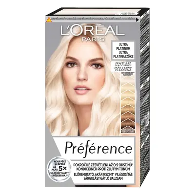 L´Oréal Paris Zesvětlující barva na vlasy Blondissimes Préférence Ultra Platinum