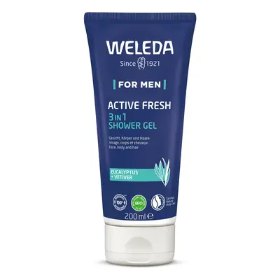 Weleda Pánský sprchový gel Active Fresh (3 in 1 Shower Gel) 200 ml