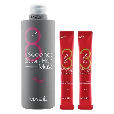 Masil Dárková sada vlasové péče 8 Seconds Salon Hair Mask Set