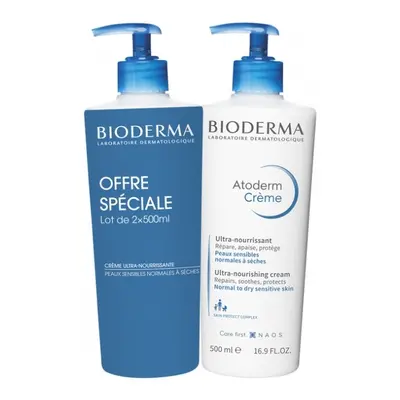 Bioderma Sada hydratačních tělových krémů pro normální až suchou pokožku Atoderm Creme Duo