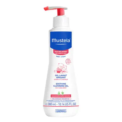 Mustela Dětský uklidňující sprchový gel pro velmi citlivou pokožku (Soothing Cleansing Gel) 300 