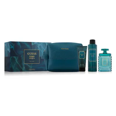 Guess Uomo Acqua - EDT 100 ml + deodorant ve spreji 226 ml + sprchový gel 100 ml + kosmetická ta