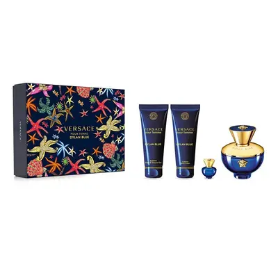 Versace Pour Femme Dylan Blue - EDP 100 ml + tělové mléko 100 ml + sprchový gel 100 ml + EDP 5 m