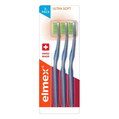 Elmex Zubní kartáček Ultra Soft 3 kusy