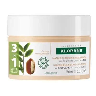 Klorane Vyživující a obnovující maska na vlasy Cupuacu (Nourishing and Repair Mask) 150 ml