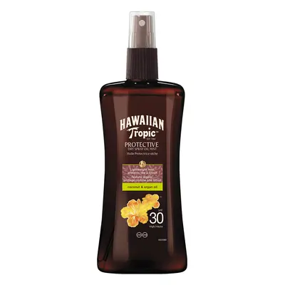 Hawaiian Tropic Suchý olej na opalování SPF 30 Protective (Dry Oil Spray) 200 ml