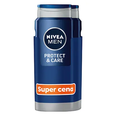 Nivea Sprchový gel pro muže Men Protect & Care 2 x 500 ml