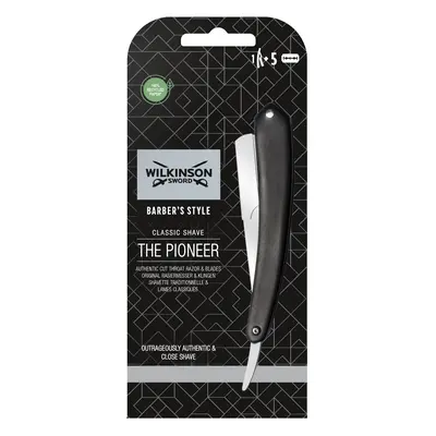 Wilkinson Sword Břitva Cut Throat + náhradní žiletky Double Edge Blades 5 ks