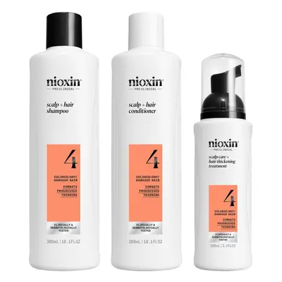 Nioxin Sada pro jemné barvené výrazně řídnoucí vlasy System 4