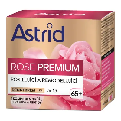 Astrid Posilující a remodelujicí denní krém OF 15 Rose Premium 50 ml