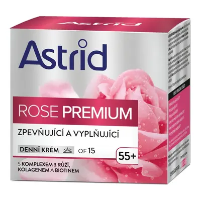 Astrid Zpevňující a vyplňující denní krém OF 15 Rose Premium 50 ml