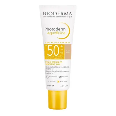 Bioderma Tónovaný krém na opalování SPF 50+ Photoderm Aquafluide 40 ml Golden