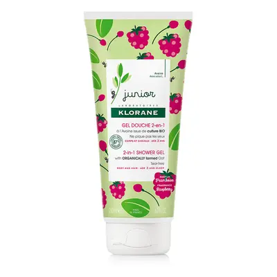 Klorane Dětský sprchový gel a šampon Junior (2-1 Shower Gel) 200 ml