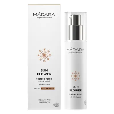 MÁDARA Tónovací fluid Sun Flower (Tinting Fluid) 50 ml Golden Beige