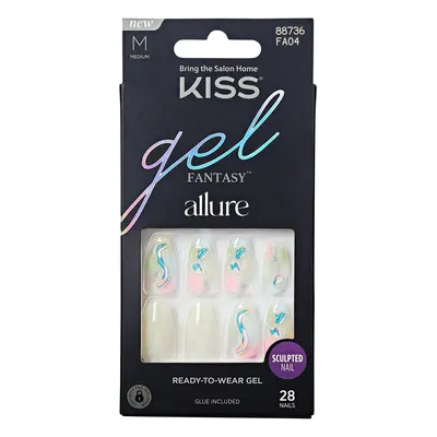 KISS Gelové nehty Gel Fantasy Allure - Band of Color 28 ks