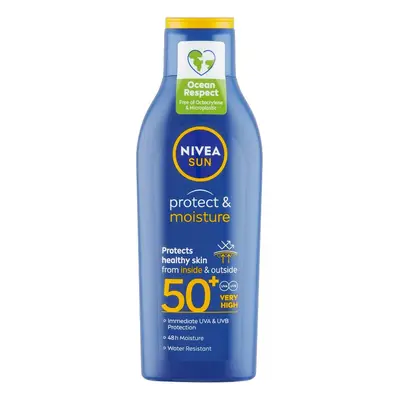 Nivea Hydratační mléko na opalování SPF 50 Sun (Protect & Moisture Lotion) 200 ml