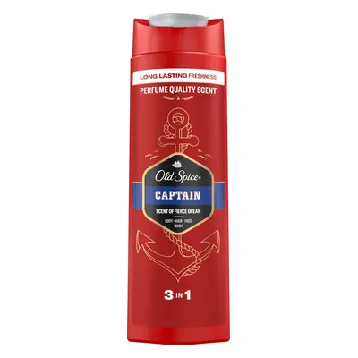 Old Spice Sprchový gel 3 v 1 Captain (Shower Gel + Shampoo) 400 ml