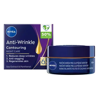 Nivea Noční krém pro zlepšení kontur 65+ (Anti-Wrinkle Contouring Night Care) 50 ml