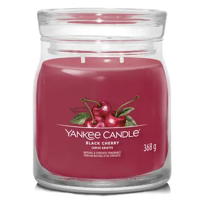 Yankee Candle Aromatická svíčka Signature sklo střední Black Cherry 368 g