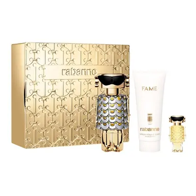 Rabanne Fame - EDP 80 ml + tělové mléko 100 ml + EDP 4 ml