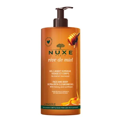 Nuxe Zvláčňující sprchový gel na tělo i obličej Rêve de Miel (Face and Body Ultra Rich Cleansing