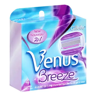 Gillette Náhradní hlavice Venus Breeze 4 ks