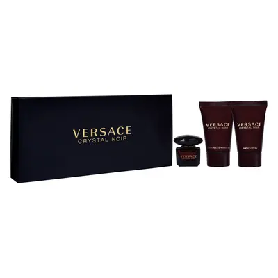 Versace Crystal Noir - EDT 5 ml + tělové mléko 25 ml + sprchový gel 25 ml