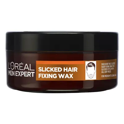 L'Oréal Paris Fixační vosk pro uhlazený vzhled vlasů Men Expert (Slicked Hair Fixing Wax) 75 ml