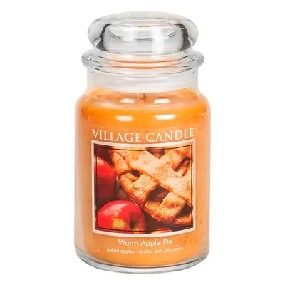 Village Candle Vonná svíčka ve skle Warm Apple Pie 602 g