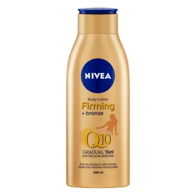 Nivea Zpevňující tónovací tělové mléko Q10 Firming + Bronze (Body Lotion) 400 ml