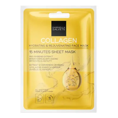 Gabriella Salvete Hydratační pleťová plátýnková maska Collagen (Hydrating & Rejuvenating Sheet F