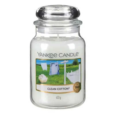 Yankee Candle Aromatická svíčka Clean Cotton 623 g