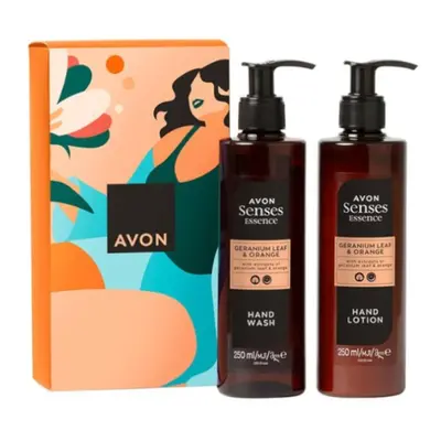 Avon Kosmetická sada s vůní pomeranče a listu pelargonie Senses