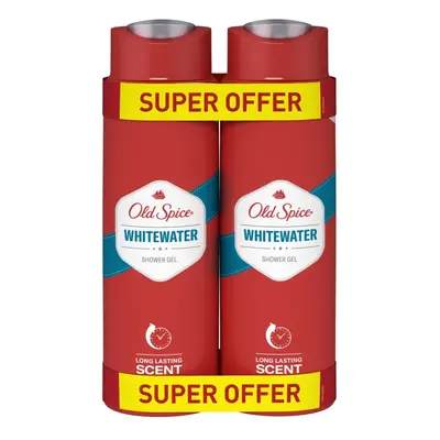 Old Spice Sprchový gel WhiteWater Duo 2 x 400 ml