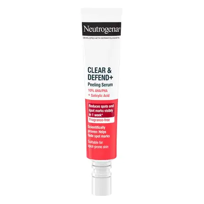 Neutrogena Sérum proti pupínkům Clear & Defend+ (Peeling Serum) 30 ml