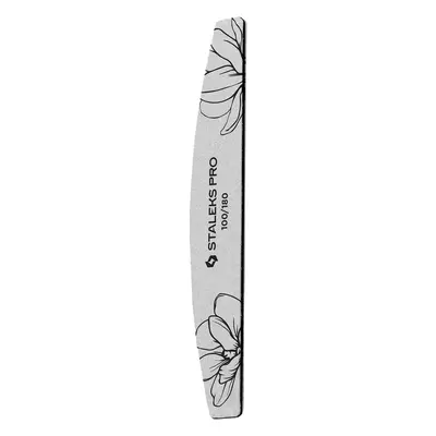 STALEKS Minerální pilník na nehty Expert 40 100/180 (Crescent Mineral Nail File) 25 ks