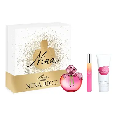 Nina Ricci Nina Illusion - EDP 80 ml + tělové mléko 75 ml + EDP 10 ml