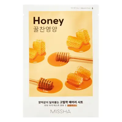 Missha Vyživující pleťová maska Honey Airy Fit (Sheet Mask) 19 g