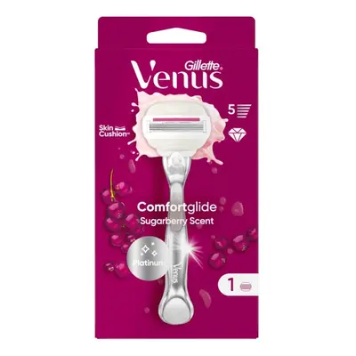 Gillette Holicí strojek Venus Platinum Comfortglide Sugarberry + 1 hlavice