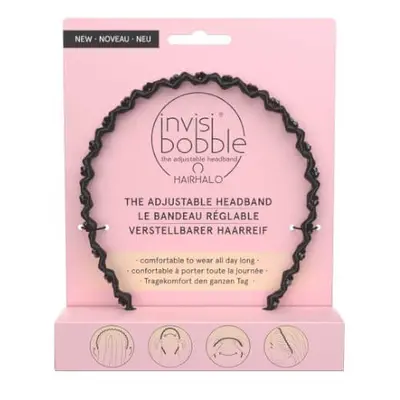 Invisibobble Nastavitelná čelenka do vlasů Hairhalo True Dark Sparkle